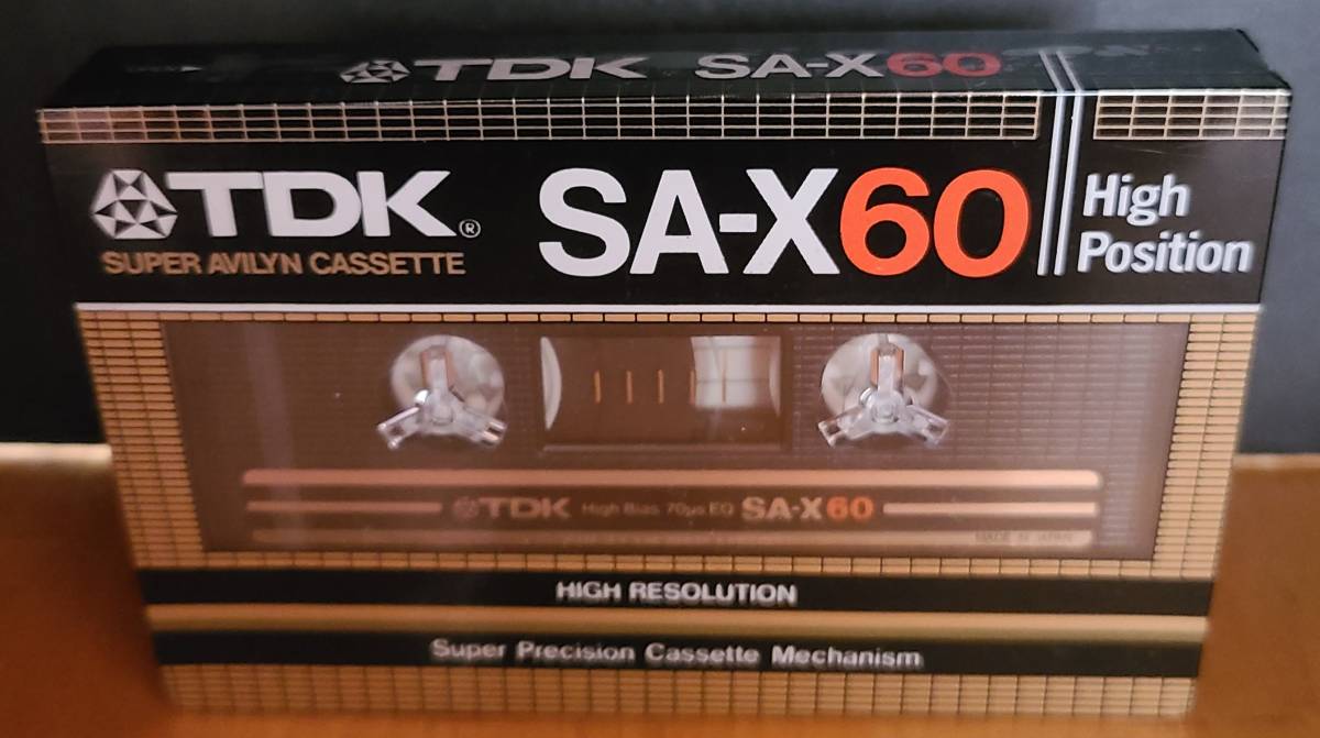  unopened # cassette tape # high position TDK SA-X60 HIGH POSITION TYPEⅡ