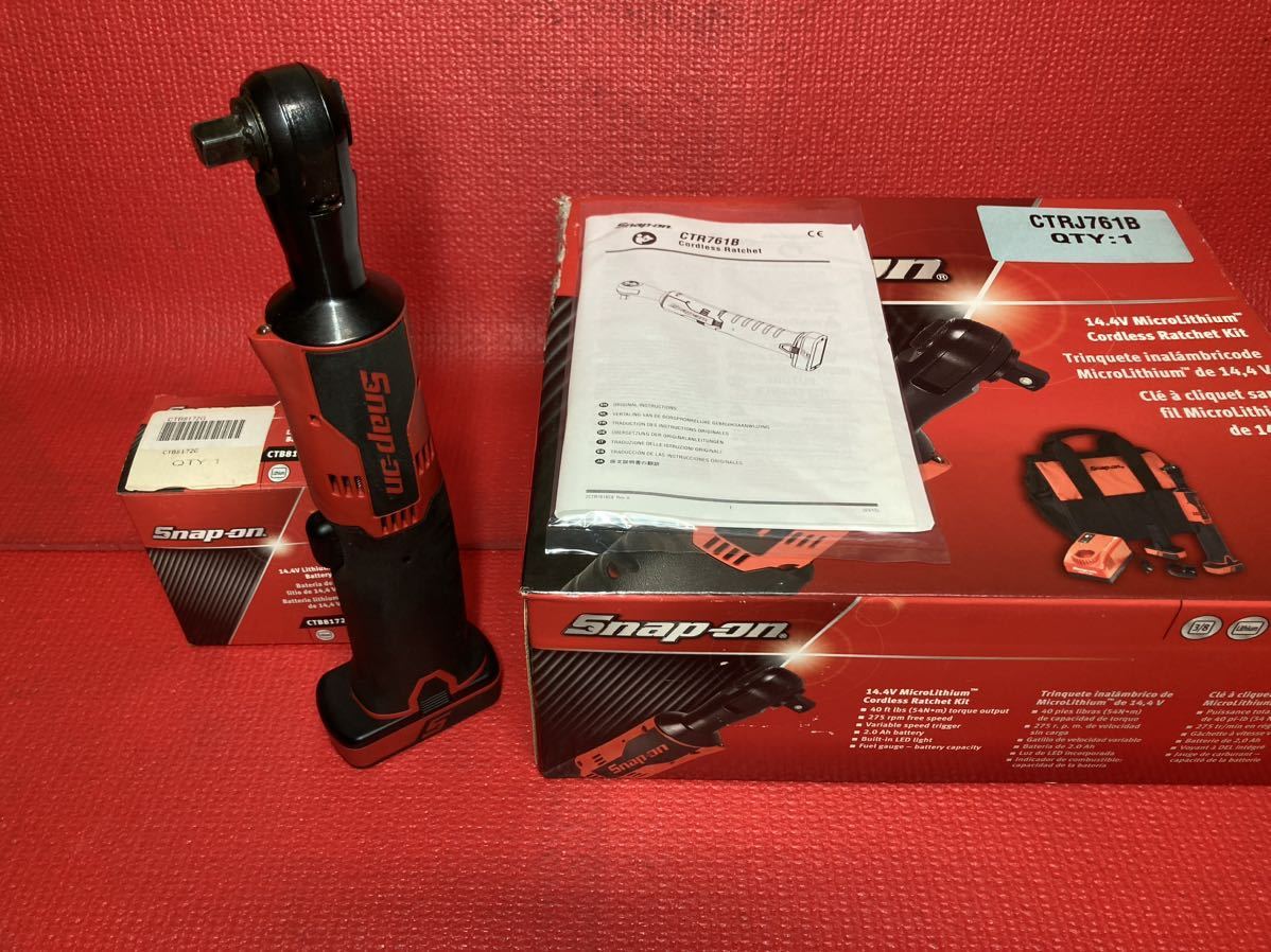 スナップオンCTR761Bデモ機ハンパ品(充電器欠品)Snap-on 電動