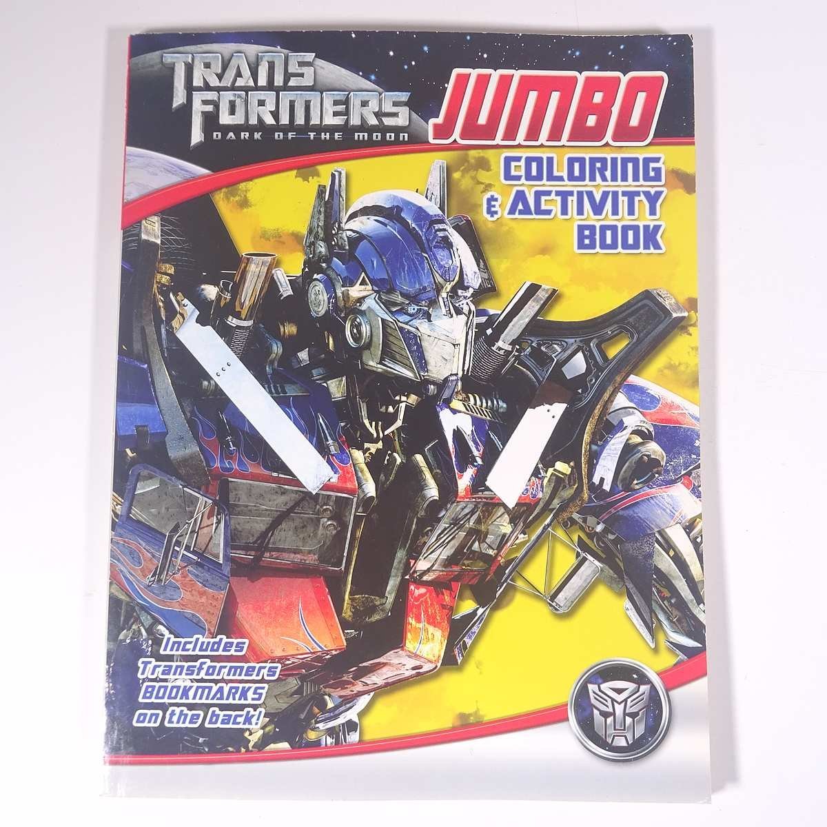 【英語洋書】 TRANSFORMERS JUMBO COLORING ＆ ACTIVITY BOOK トランスフォーマー ぬりえ ほか 2011 大型本 絵本 子供本 児童書_画像1