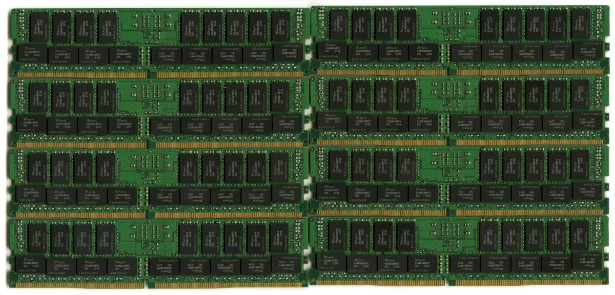 SKhynix、DDR4-2400、ECC Registered、32GB×8枚セットで256GB、中古 reg Rdimm サーバー用 1629 メモリ | markomarino.com