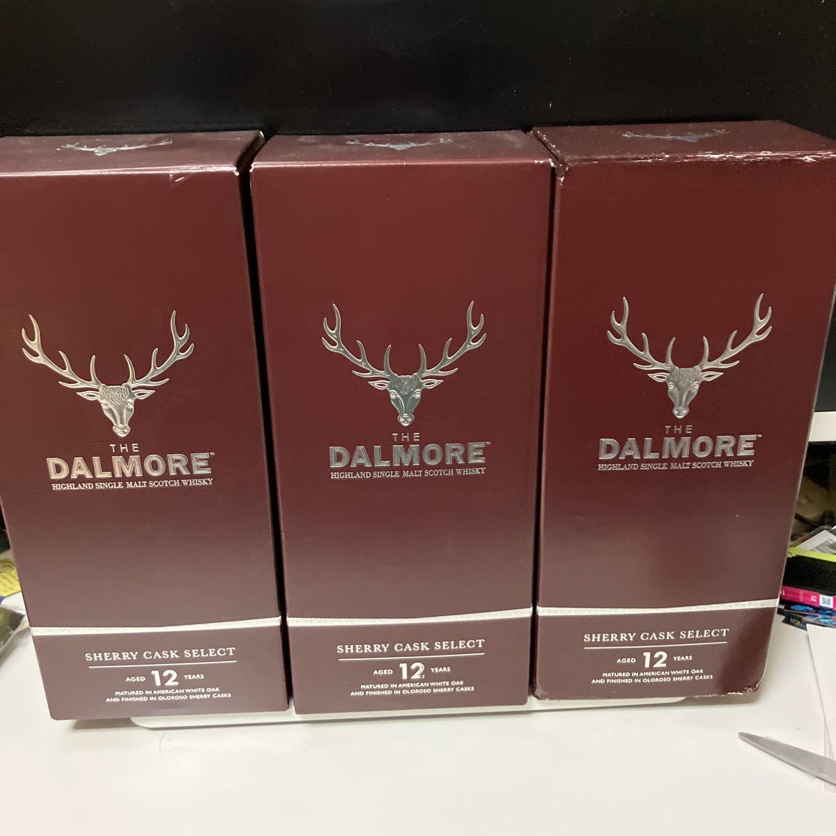 箱付 ダルモア 12年シェリーカスクセレクト SHERRY CASK SELECT 4本