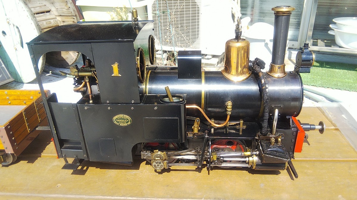 小川製作所 O.S. KRAUSS 0-4-0 3.5inc live steam loco 蒸気機関車 スチームロコ 蒸気エンジン 石炭 鉄道 汽車 クラウス