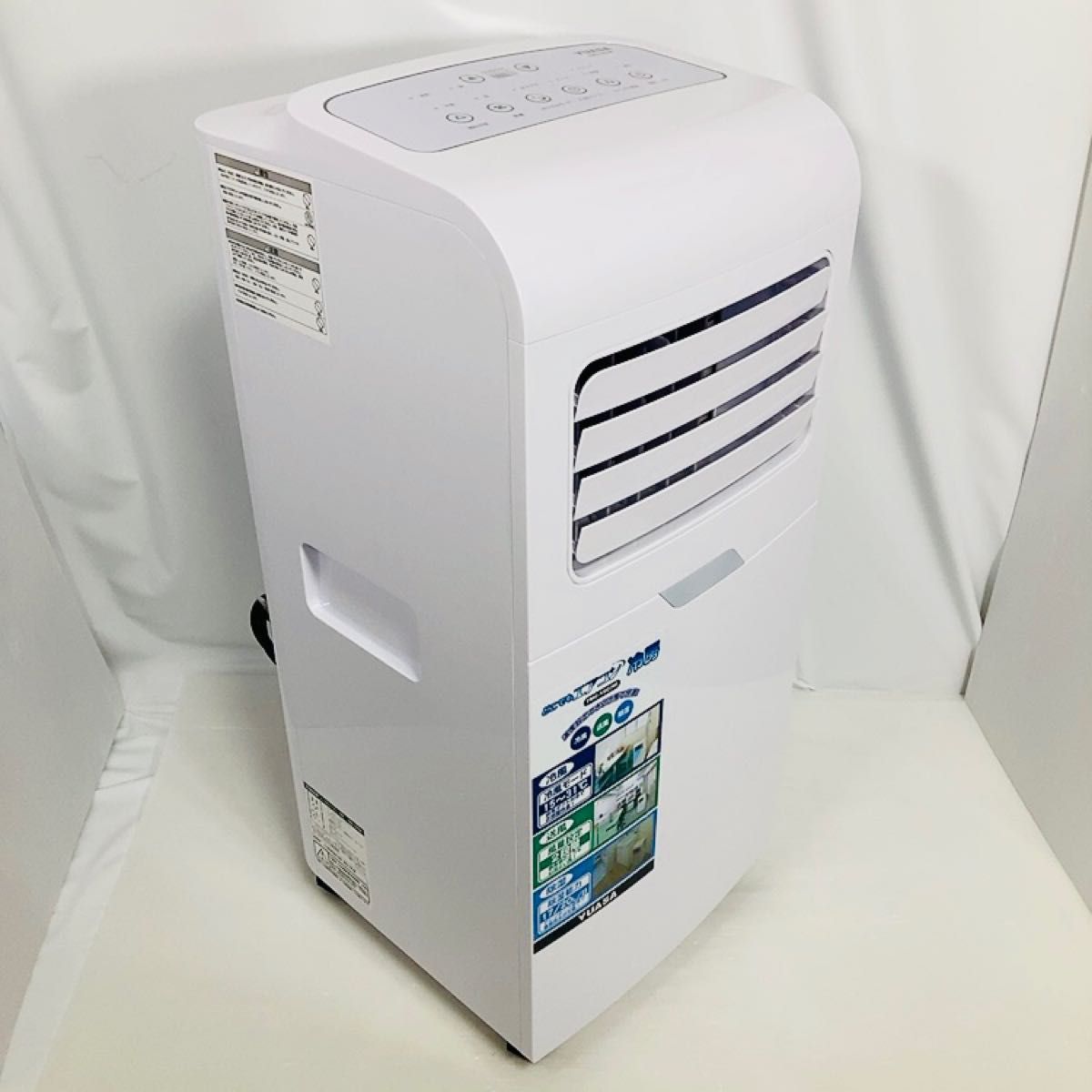  use barely YUASAyua supply ms anywhere air conditioner cooling YMC-15C(W) cold manner movement type air conditioner with casters .2021 year made 