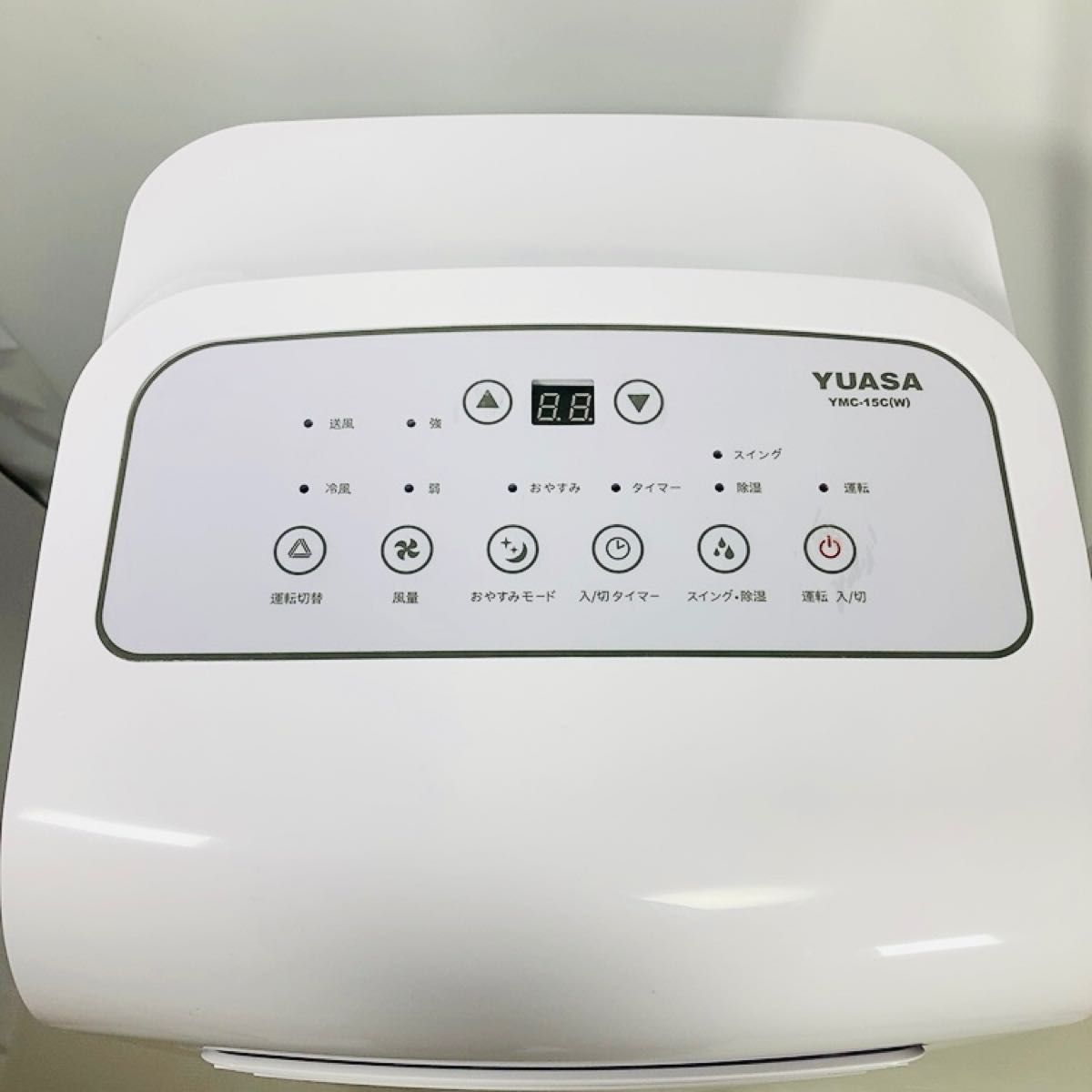 使用僅か　YUASA　ユアサプライムス　どこでもエアコン　冷房　YMC-15C(W)　冷風　移動式エアコン　キャスター付き　2021年製_画像6