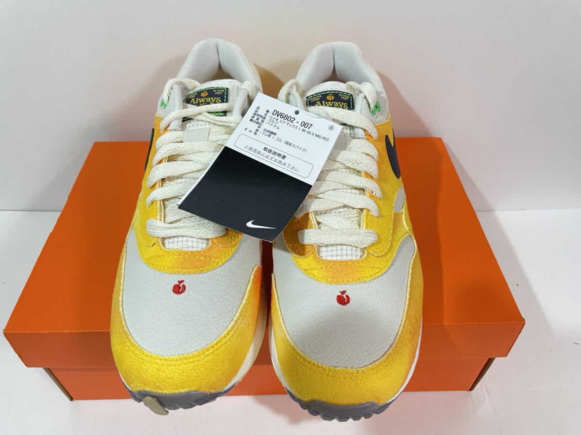 【送料無料】【新品】25㎝　Nike Air Max 1 '86 Golf Always Fresh ナイキ エアマックス1 '86 ゴルフ オールウェイズ フレッシュ_画像4