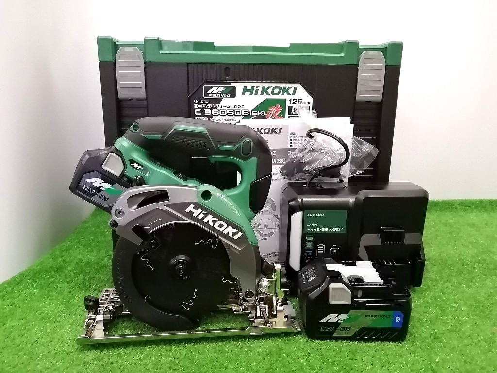 未使用 HiKOKI ハイコーキ 36Vマルチボルト 125mm コードレス