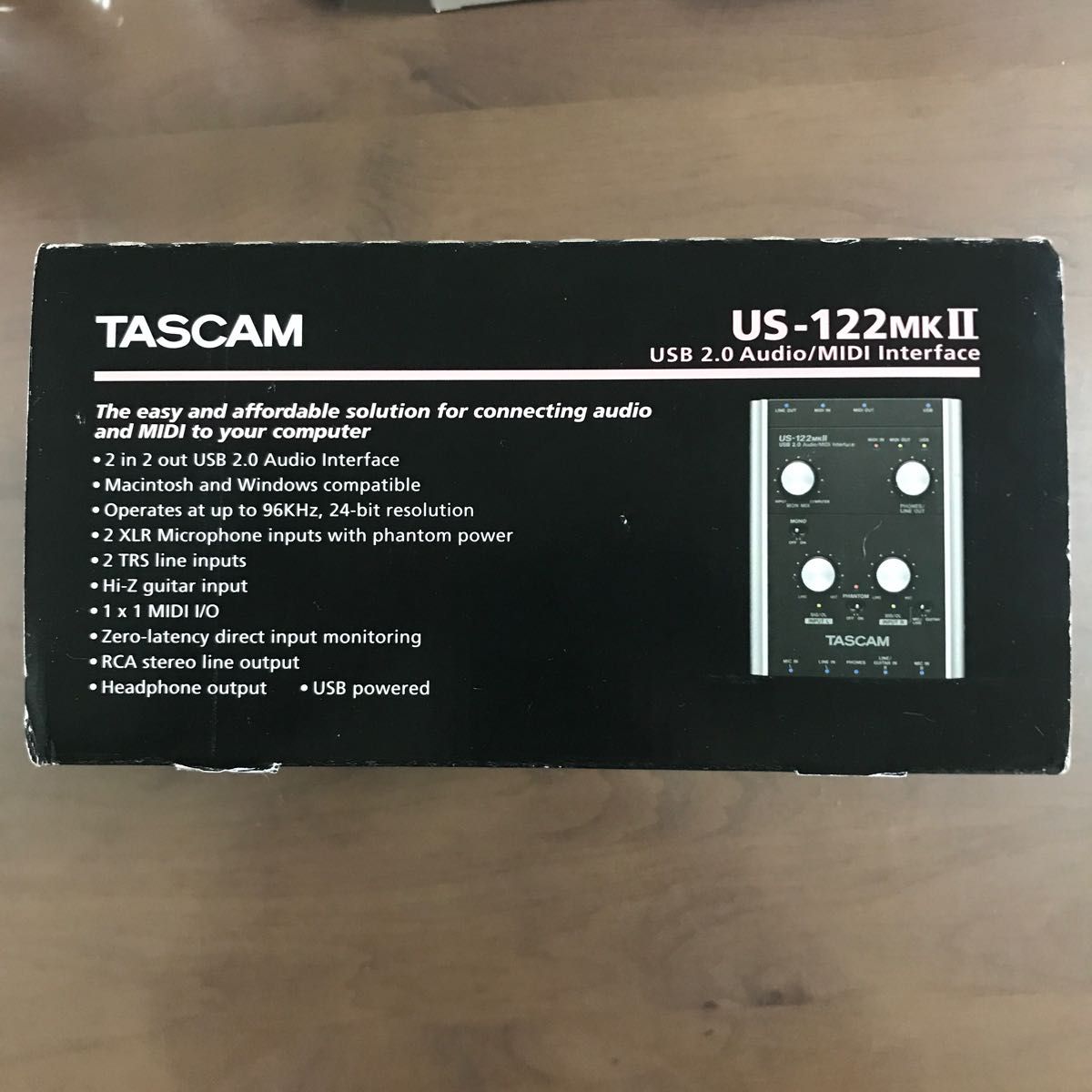 TASCAM US-122MK2（インターフェイスオーディオ）TEAC テアック