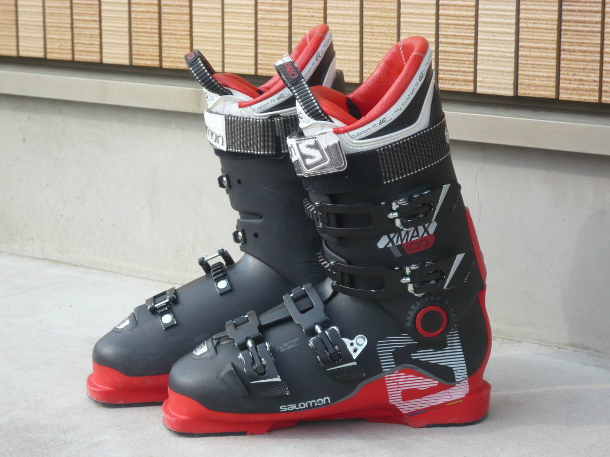芸能人愛用 5★★★★即決!SALOMON/サロモン スキーブーツ 315mm 27.0cm/27.5cm 黒/赤 X-MAX100 27.5cm 芸能人愛用 5★★★★即決!SALOMON/サロモン スキーブーツ 315mm 27.0cm/27.5cm 黒/赤 X-MAX100 27.5cm