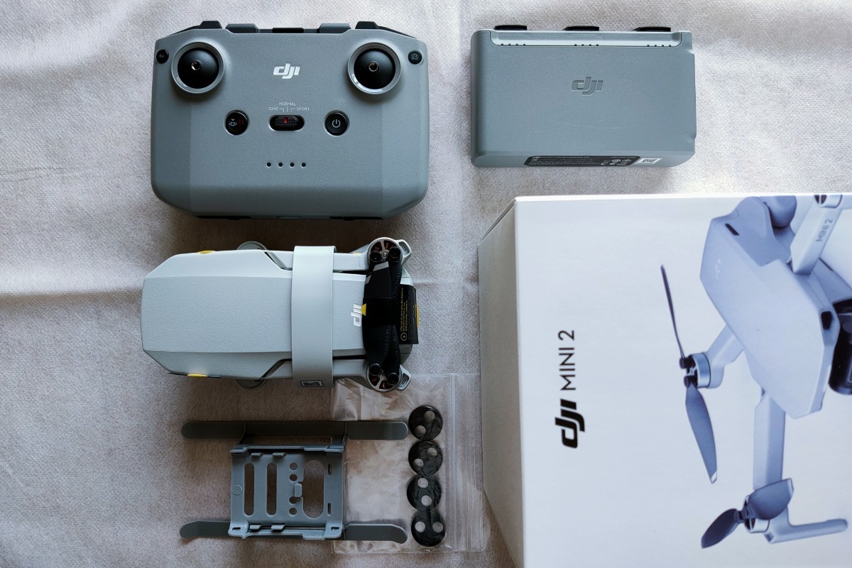 未使用未アクティベート品】「DJI Mini2 単品セット+バッテリーセット+