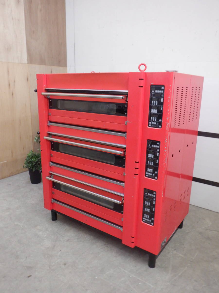 OG-O72*2017 year made *( stock ) Meiji engineer -z*3 -step type deck oven *MSC-23WPM* three-phase 200V*50/60Hz* indoor for * business use * bread shop * confectionery *