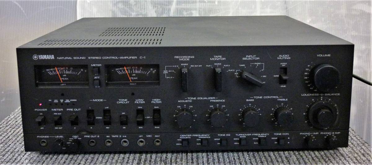 YAMAHA C-1 コントロールアンプ C-I ヤマハ　訳有品_画像2