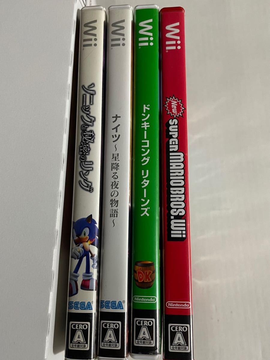 Wiiソフト　アクション系4本まとめ売り