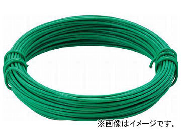 トラスコ中山/TRUSCO カラー針金 小巻タイプ・20番手 緑 線径0.9mm TCWS09GN(2825244) JAN：4989999276206_画像1