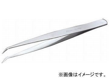 トラスコ中山/TRUSCO ステンレス製ピンセット 150mm 先曲り型 TSP28(2709066) JAN：4989999211955_画像1