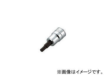 京都機械工具/KTC 9.5sq.ショートヘキサゴンビットソケット1/8inch BT318S(3836410) JAN：4989433148021_画像1