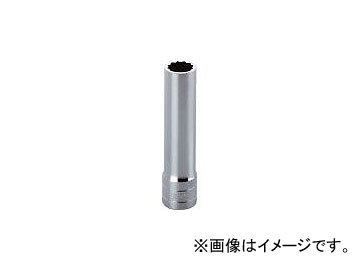 京都機械工具/KTC 12.7sq.ディープソケット(十二角) 08mm B4L08W(3075214) JAN：4989433135236_画像1