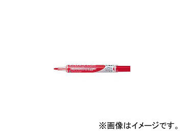 ぺんてる/PENTEL ホワイトボードマ-カ-細字赤 EMWLSB10P(2621843) JAN：4902506147035_画像1