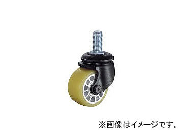 ハンマーキャスター/HAMMER-CASTER 低床式重荷重用ねじ式ウレタン車B入り 65mm M20×P2.5 540SABAU65BAR01(3092780) JAN：4956237432342_画像1