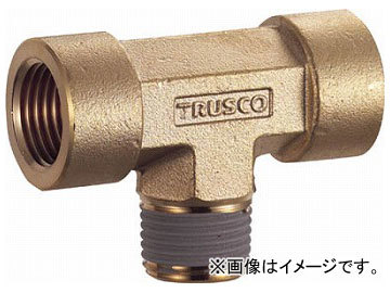 トラスコ中山/TRUSCO ねじ込み継手 チーズ RC1/4×R1/4×RC1/4 TN0212T(2576783) JAN：4989999314069_画像1