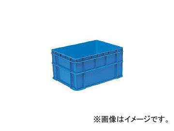 DICプラスチック 容器資材 DA型コンテナDA-42 外寸：W510×D380×H270 青 DA42 B(5011345) JAN：4968838905439_画像1
