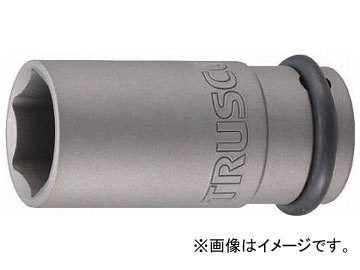 トラスコ中山/TRUSCO インパクト用ロングソケット(差込角12.7)対辺17mm T417AL(3898369) JAN：4989999049756_画像1