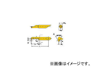 サンドビック/SANDVIK コロターンXS 小型旋盤用インサートバー CXS04TH320UN4015R 1025(3392350)