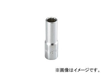 前田金属工業/TONE ディープソケット(12角) 14mm 3D14L(1224174) JAN：4953488156492_画像1
