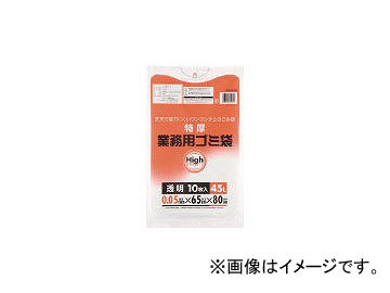 ワタナベ工業/WATANABE 業務用ポリ袋45L 特厚 透明 5C65(4050207) JAN：4903620602059_画像1