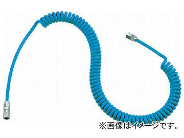 トラスコ中山/TRUSCO ウレタンコイルホース細巻 ストレート型 2.9m CHA600(2315467) JAN:4989999351361