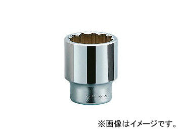 京都機械工具/KTC 19.0sq.ソケット(十二角) 63mm B4063(3447944) JAN：4989433165448_画像1