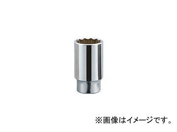 京都機械工具/KTC 19.0sq.ディープソケット(十二角) 19mm B4519(3834166) JAN：4989433165523_画像1