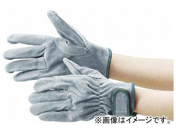 トラスコ中山/TRUSCO オイル加工革手袋 マジック式 フリーサイズ TYK717PW(3599761) JAN：4989999030587_画像1