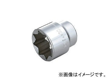 前田金属工業/TONE ソケット(8角) 24mm 4E+24(3696511) JAN：4953488147162_画像1