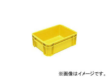 DICプラスチック 容器資材 DA型コンテナDA-7 外寸：W336×D244×H121 黄 DA7 Y(5004900) JAN：4968838905118_画像1