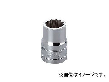 京都機械工具/KTC 12.7sq.ソケット(十二角) 11mm B411W(3074668) JAN：4989433134550_画像1