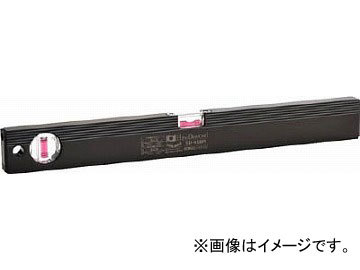 エビスダイヤモンド ベーシックレベルブラック 450mm ブラック/レッド ED-45BR(4850530) JAN：4950515111202_画像1