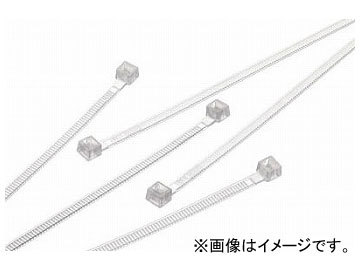 SapiSelco 「セルフィット」 ケーブルタイ 2.5mm×100mm 耐薬品性タイプ SEL.P2.202R(7671563) 入数：1袋(100本)_画像1