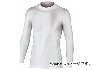 おたふく BTパワーストレッチハイネックシャツ ホワイト M JW-170-WH-M(7590989)_画像1