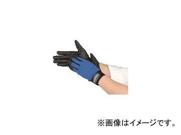 おたふく手袋/OTAFUKU-GLOVE ピーユーウェーブ ブルー L K18BLL(4448413) JAN：4970687004188_画像1