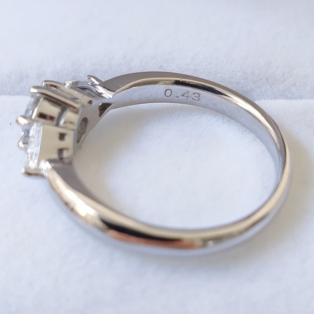 ダイヤモンド リング Pt900 0.43ct 0.24ct 5.0g | normanhubbard.com