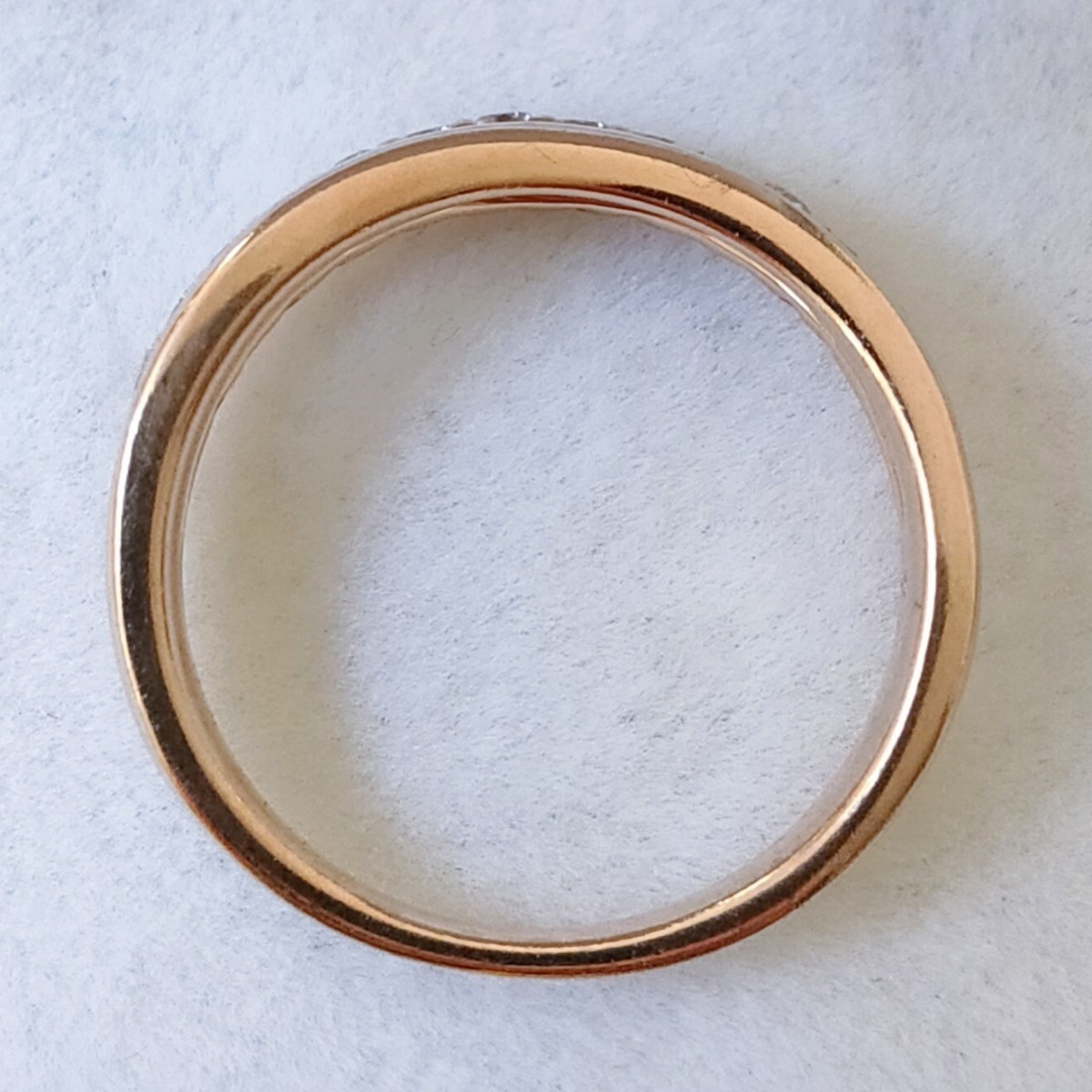 ヴァンドーム青山 ダイヤモンド リング K18PG 0.14ct 2.2g