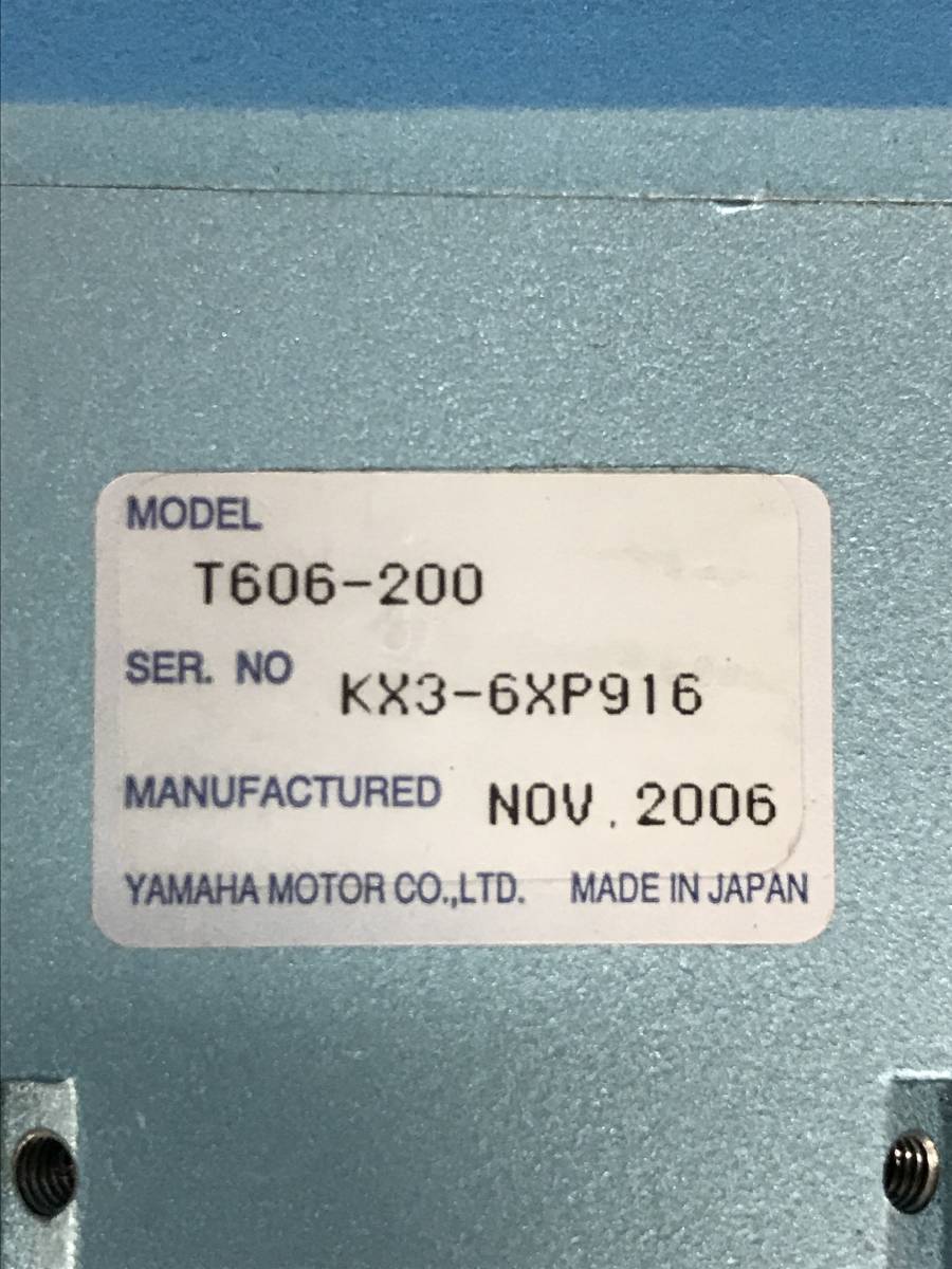 [CK16554] YAMAHA T606-200 単軸 ロボット 現状渡し_画像7