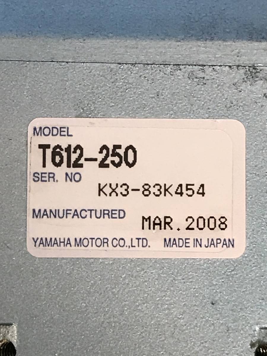 [CK16566] YAMAHA T612-250 単軸 ロボット 現状渡し_画像7