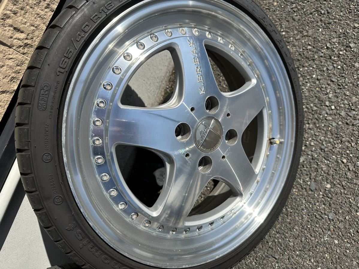 ☆ホイール:「K.BREAK HYBREED FIVESTA 16インチ5.5J オフセット不明 4