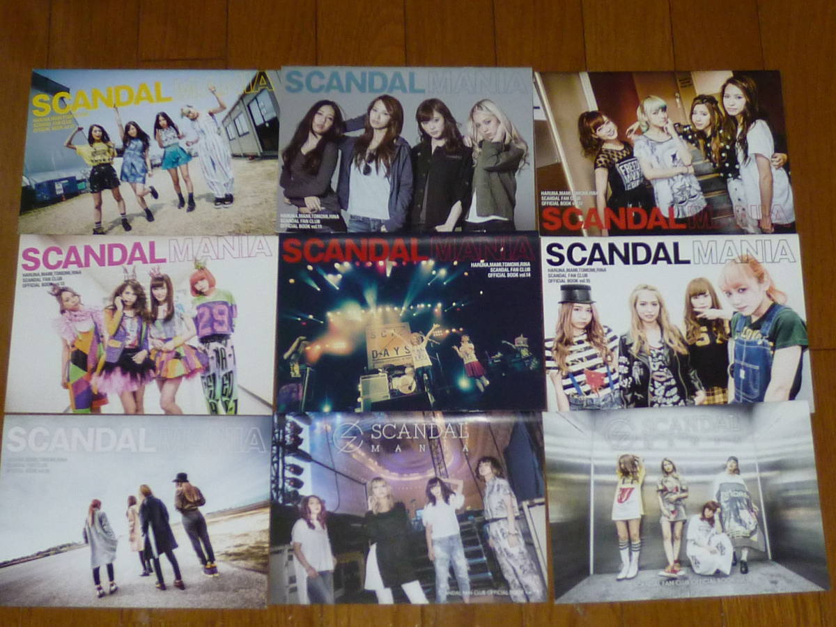 SCANDAL FC bulletin MANIA Vol.10~Vol.34*her Vol.001~vol.002