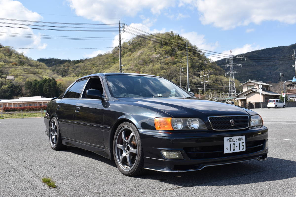  Toyota Chaser Tourer S JZX100 18 -inch AW Gram Light non-genuin muffler after market suspension seat cover almost new goods! beautiful sound comfortable sedan inspection 30 year 8 month!