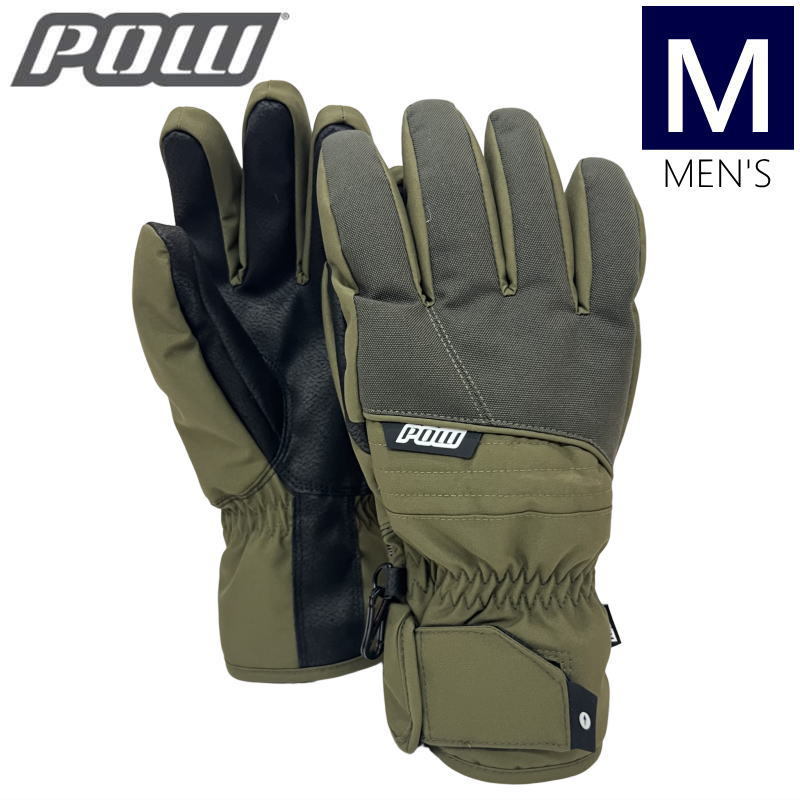 ○22-23 POW ZERO GLOVE 2.0 カラー:OLIVE Mサイズ パウ グローブ スキー スノーボード