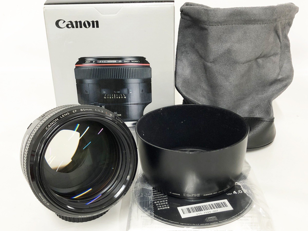 Canon キャノン EF 85mm 1:1.2 L Ⅱ USM ES-79Ⅱ フード 一眼レフ