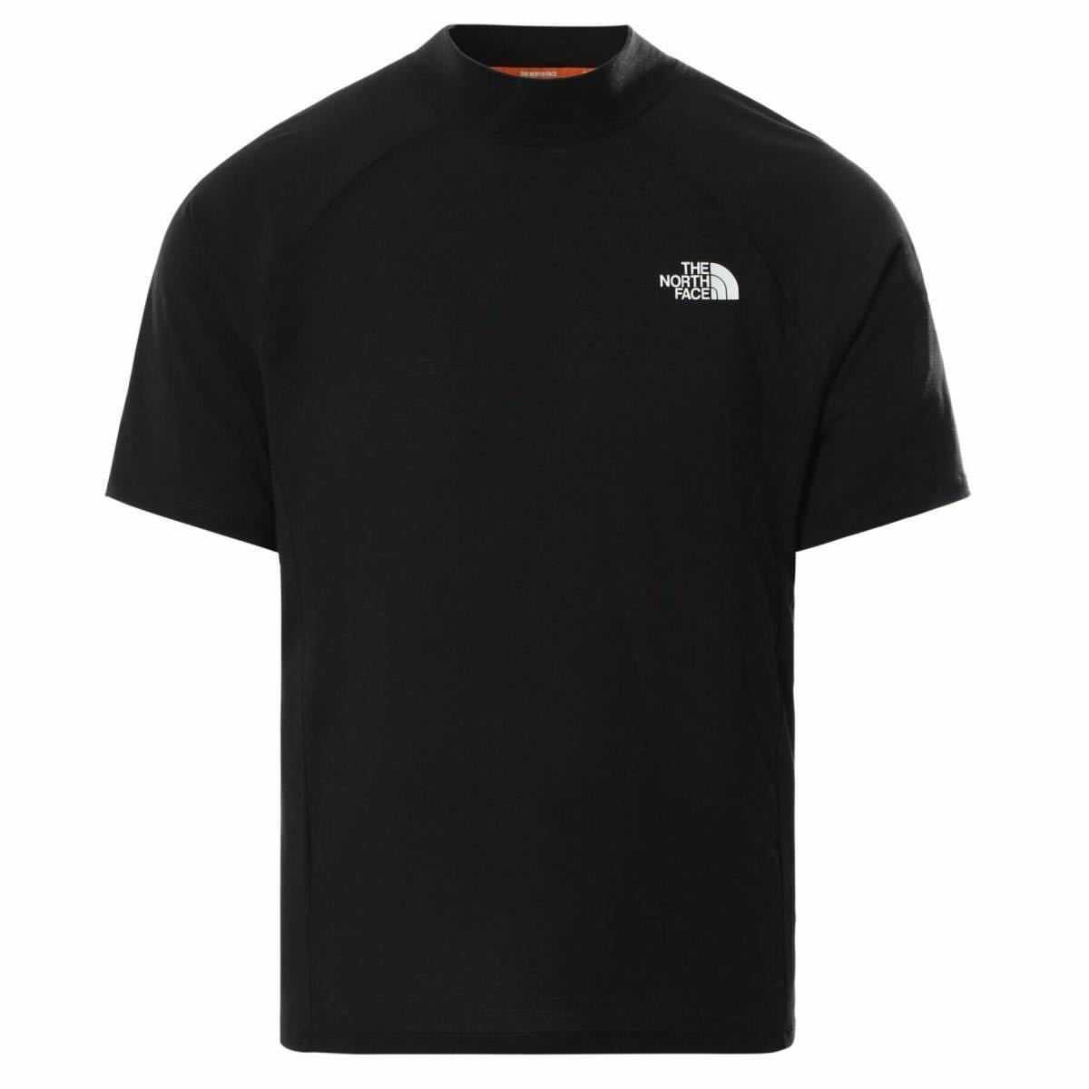 新品 THE NORTH FACE ノースフェイス速乾FlashDry ハイネック TEKWARE S/S TEE Tシャツ 半袖 /【Lサイズ】ブラック_画像2