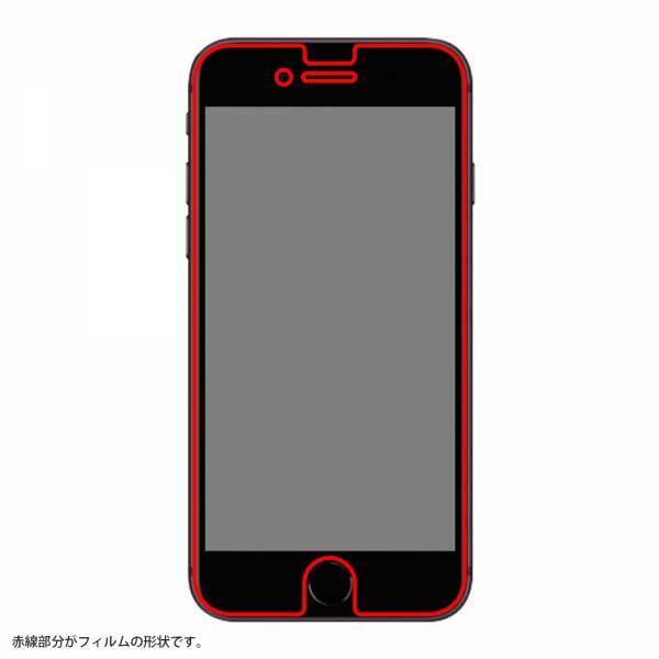 iPhone SE 第3世代 第2世代 8 7 6s 6 液晶画面全面保護フィルム 光沢 TPU フルカバー 衝撃吸収 ほこり軽減 弾力 柔軟 画面の端 鮮やか_画像4